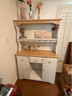 White Kitchen Hutch