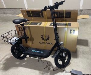 Electric Scooter with Seat, 1200W Peak 30 Miles Range 20Mph Top Speed, Foldable Electric Scooter for Adults with Basket, Gray