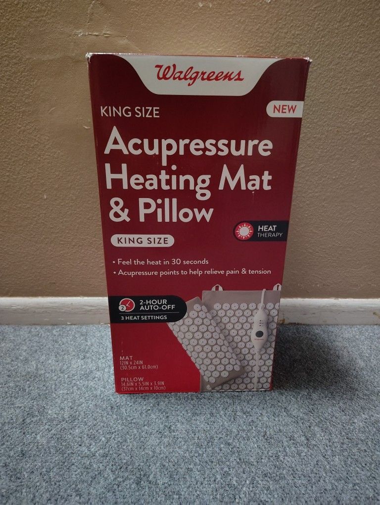 Acupressure Heating Mat And Pillow