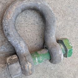 Holland Shackles 1 1/4" Green Pin Shackle Pair Please Read Heavy Duty Clevis 