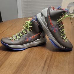 Nike KD V 554988-007 Splatter Gray Multicolor Men's Basketball Sneaker