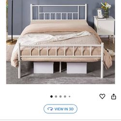 FULL Bed Frame WHITE