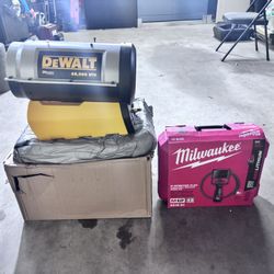Cordless Propane Heater And Milwaukee M-Spector Flex 