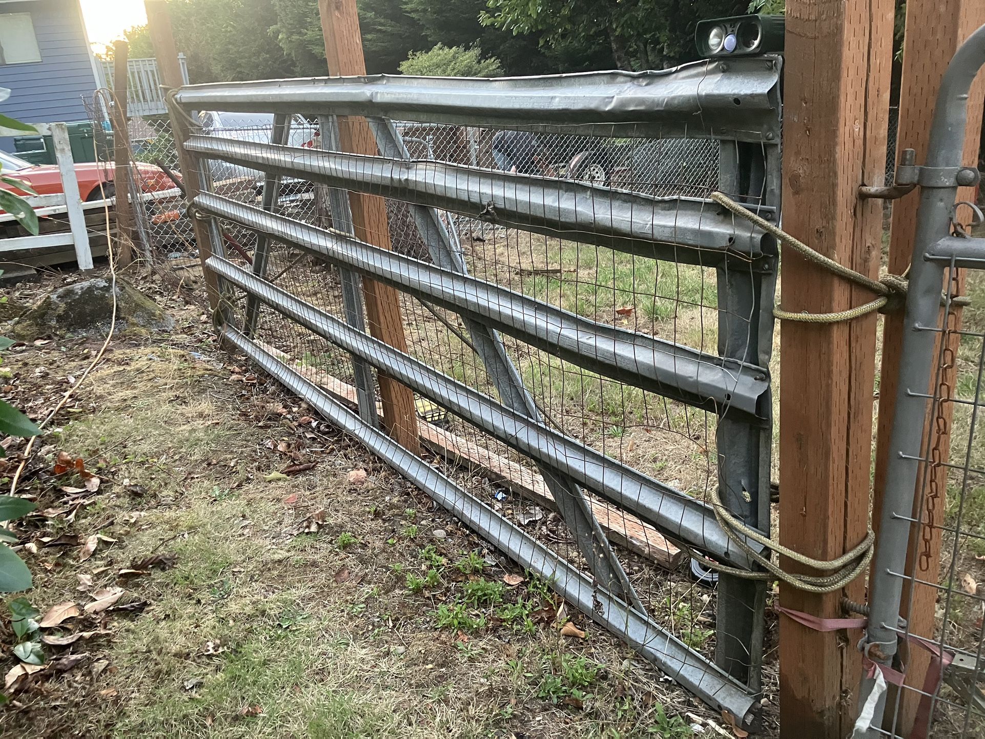 12' Hot Dipped Galvanized Gate
