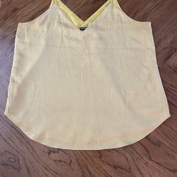 Express Mustard Colored V-Neck Camisole or Tank Top - Large - Like New