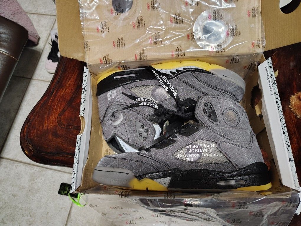 Jordan 5 Off White Size 12 Men