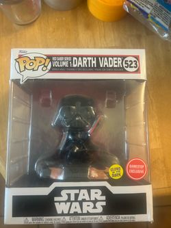Jumbo Darth Vader GameStop exclusive funko pop glows in the dark!!