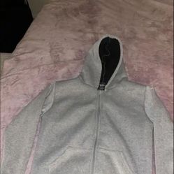 Gray Zip Up Hoodie