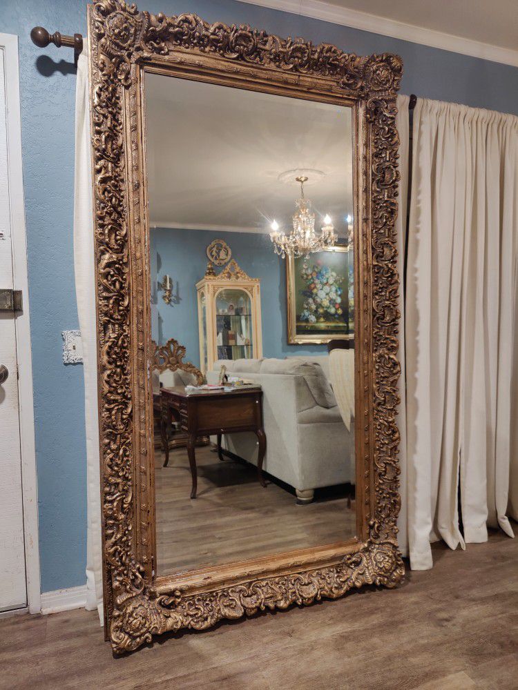 Large French Baroque Ornate Mirror 🪞 86x48