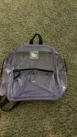 Hello kitty purple backpack