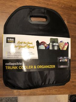 Collapsible Trunk Cooler and Organizer New