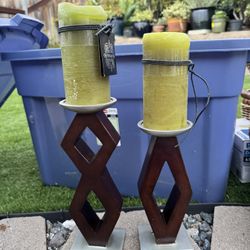 Candle Stand With Candle