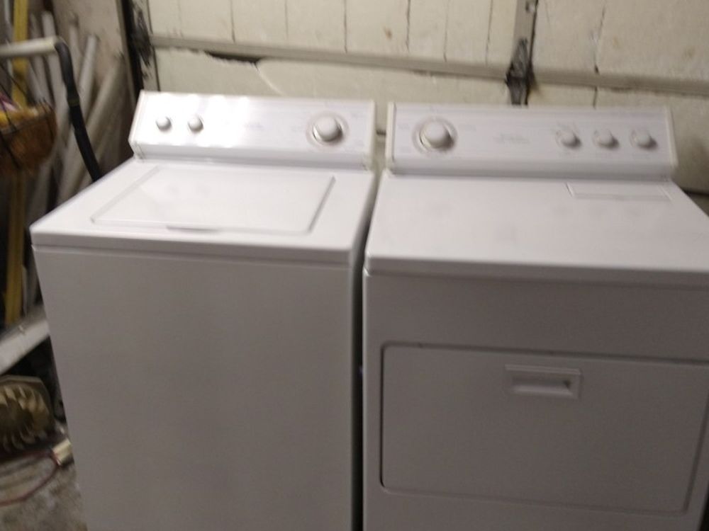 Nice Set Of Whirlpools Heavy Duty Washer And Dryer Imperial Series 7 Cycle For Temperature