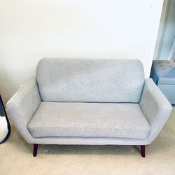 Small Gray Tweed Couch