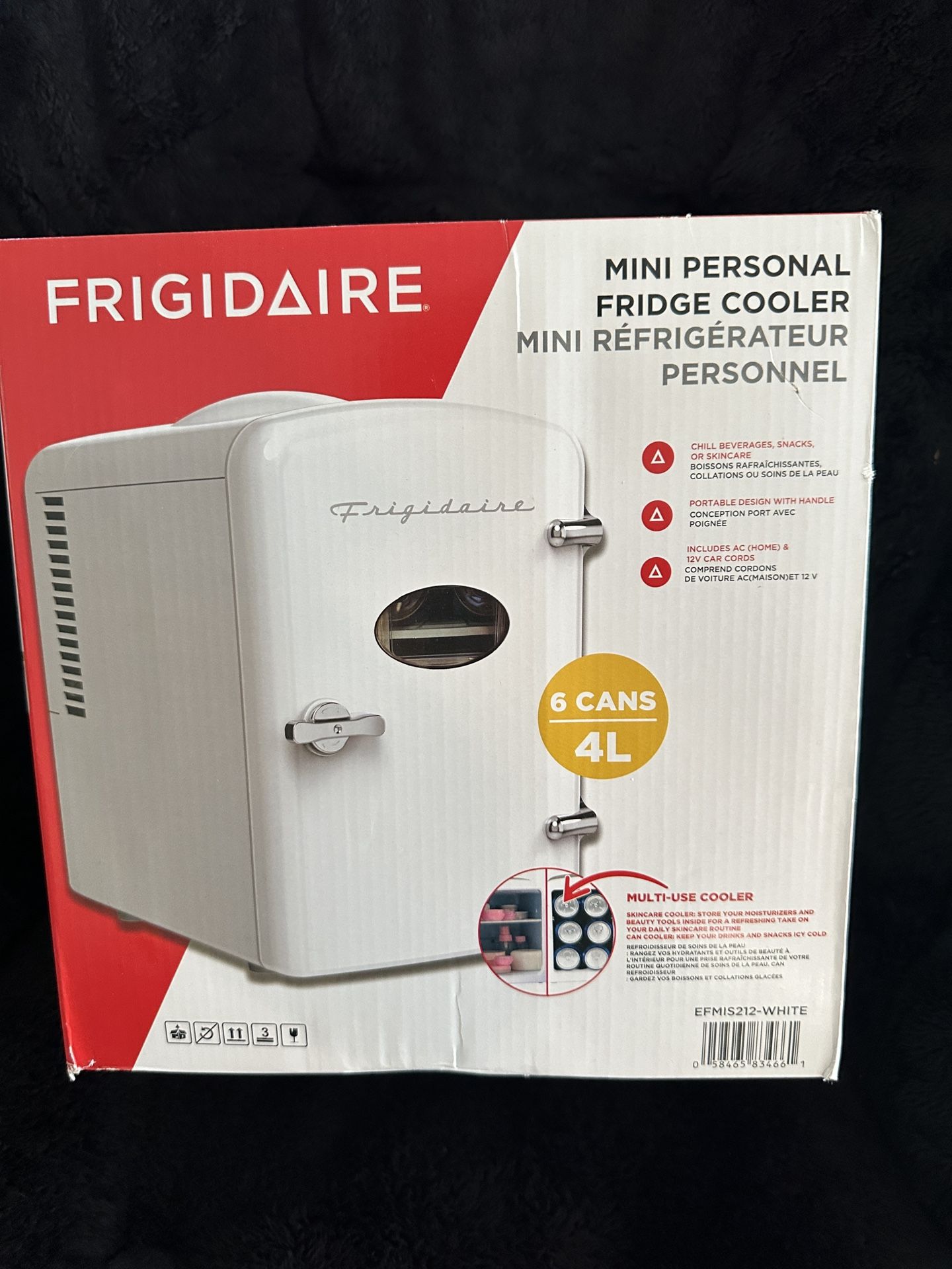 New Frigidaire Mini Fridge Cooler Retro-brand New