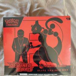 Destined Rivals Pokemon Center ETB Elite Trainer Box - New/Sealed Pokemon Cards