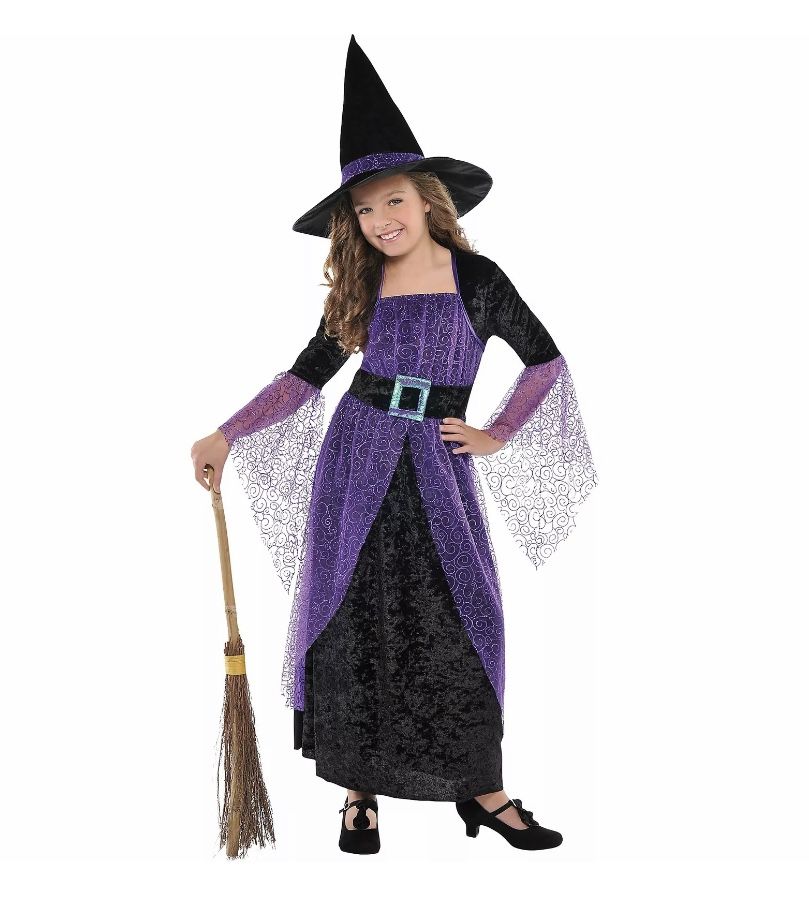 Pretty Potion Witch Halloween Costume Girls L