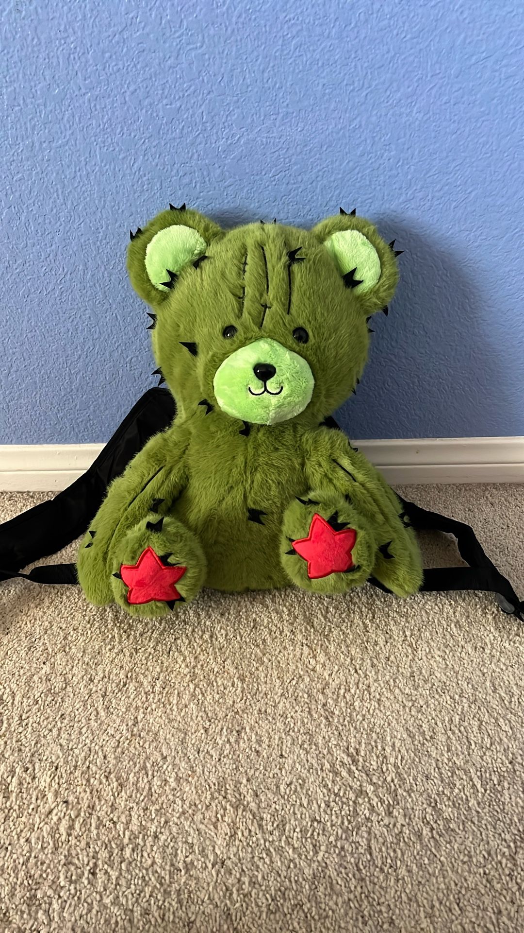 Coachella Cactus Jack Teddy Bear Backpack