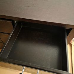 Large Brown Solid Wood Dresser 