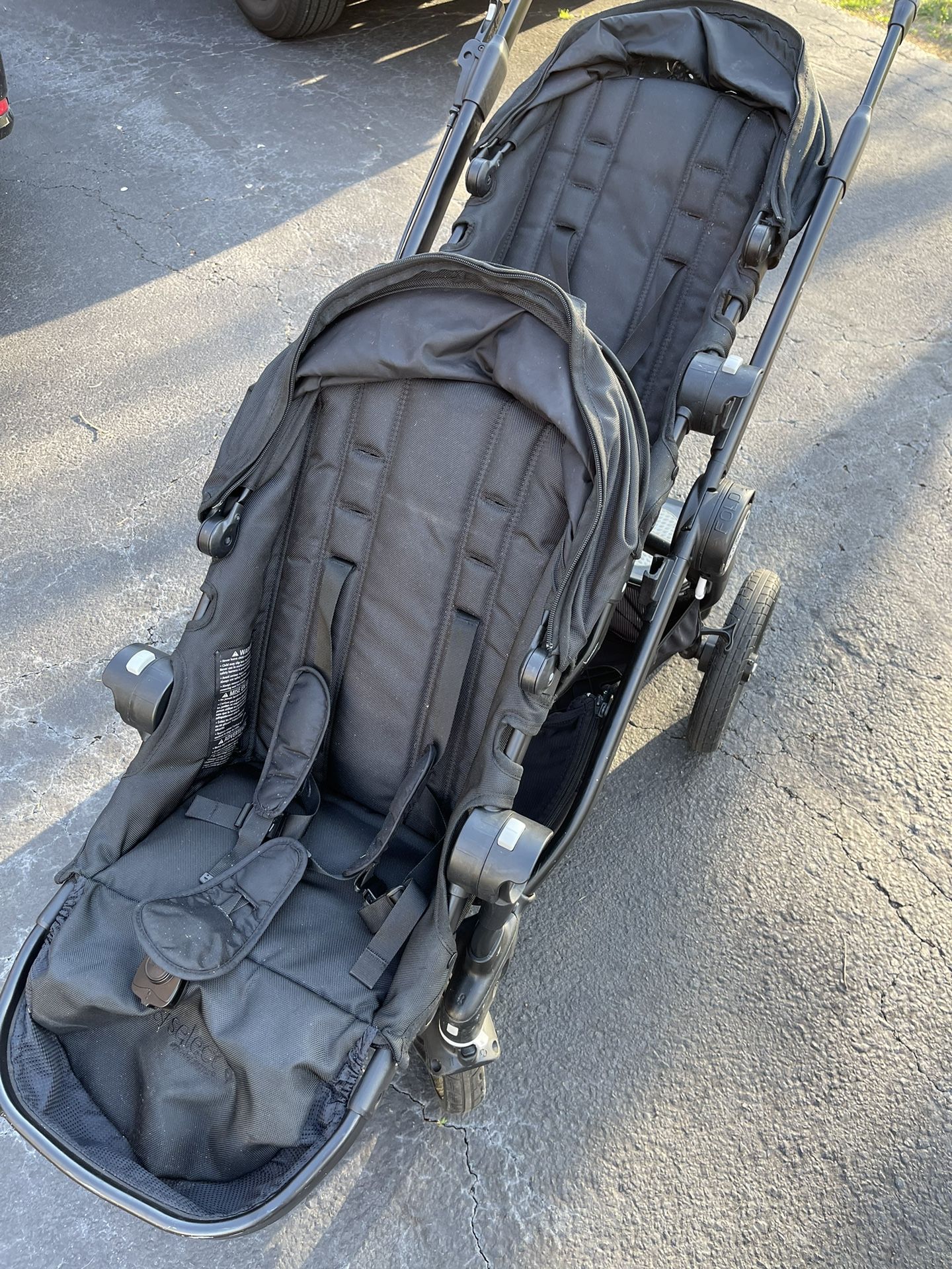City Select Double Jogger Stroller With Adapters $130