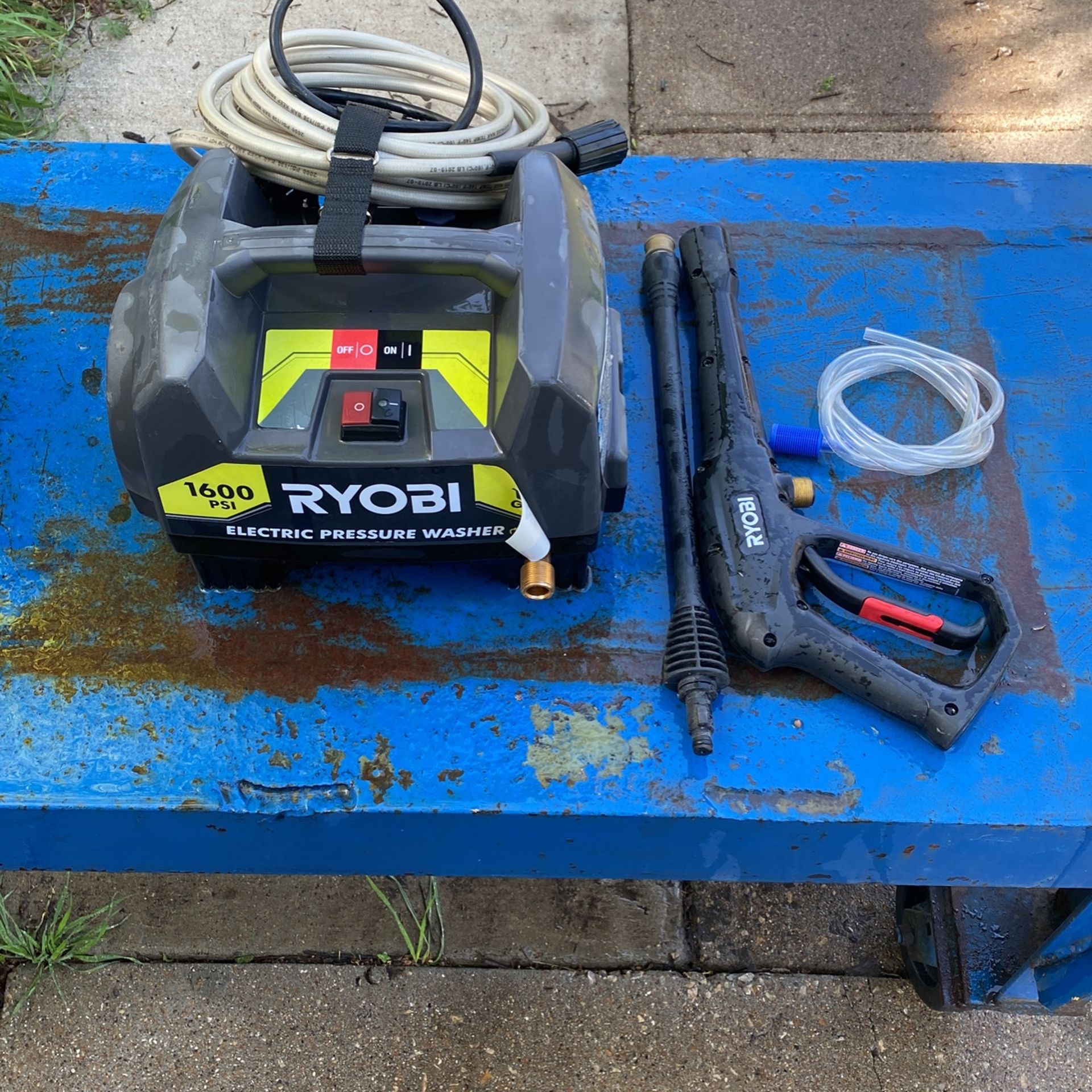 Ryobi 1600 Psi Power Washer Electric