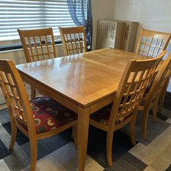 Table and chairs