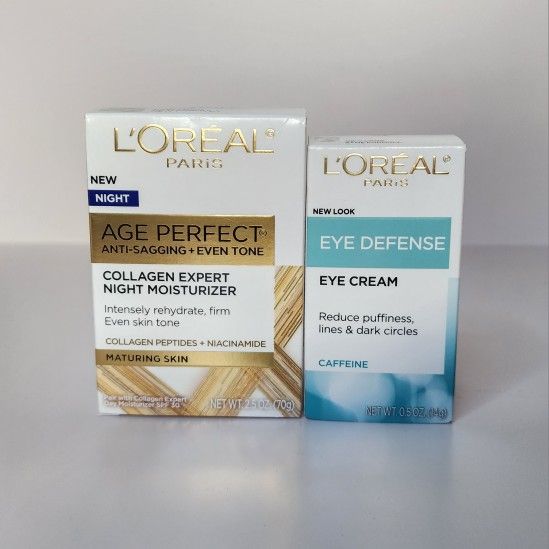 2 Loreal Moisturizer And Eye Cream