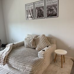 Franklin Furniture – Grand Home Theatre Chaise Lounge (Cloud Cream)