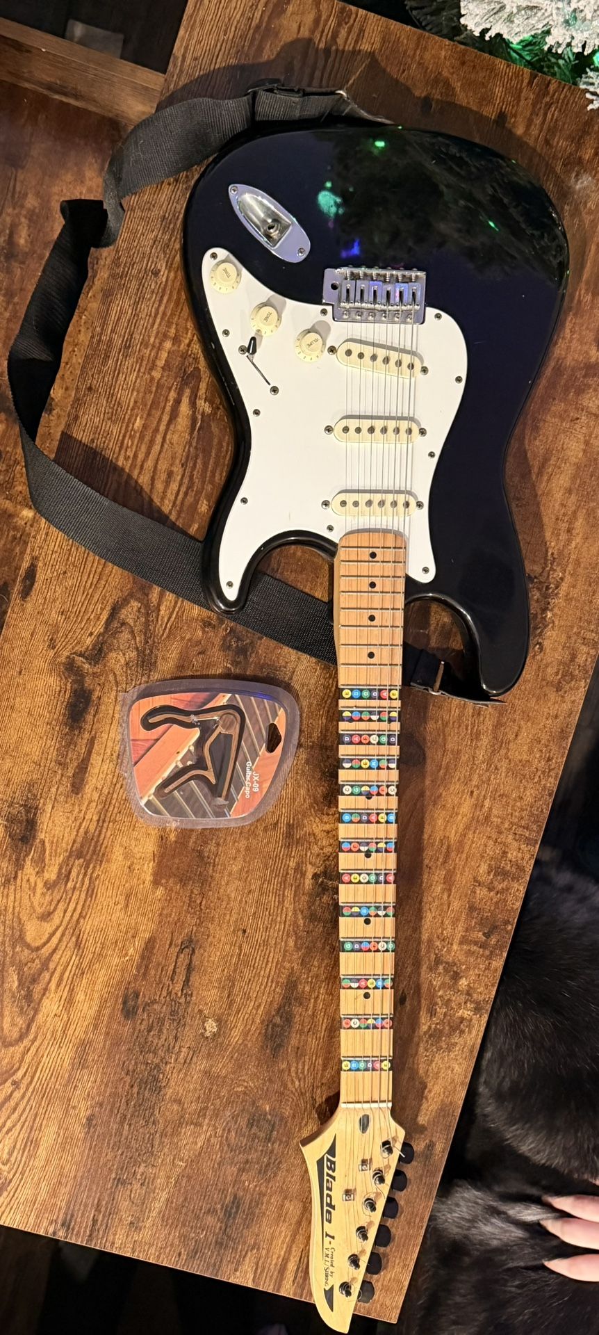 Practice Guitar And JX-09 Guitar Capo