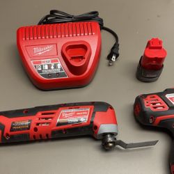 Milwaukee Drill Motor And Multifunction  M 12