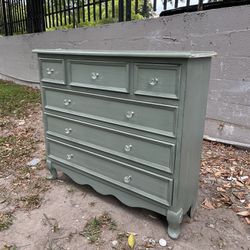 Small Mint Green Cabinet Dresser 