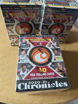 🏀 2020-21 Panini Chronicles NBA Basketball – 3 Sealed Blaster Boxes