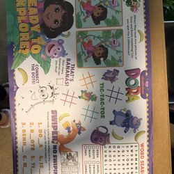 Dora the explorer activity paper placemats