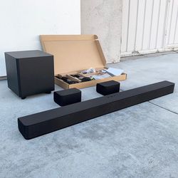 Brand New $140 (VIZIO) V-Series 5.1 Home Theater Sound Bar Dolby Audio Bluetooth Wireless Subwoofer Voice Assistant (V51x-J6)