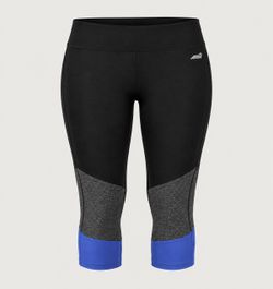 Avia Black/Gray/Blue Active Cropped Capri Leggings-Sz XL
