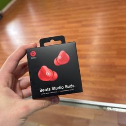 Beats Studio Buds – True Wireless Noise Cancelling Bluetooth Earbuds - Beats Red Brand New 