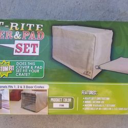 Pet Crate Cover & Pad Set Small