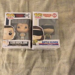 Funko Pop Stranger  Things Eleven In Hospital  Grown / Battle Eleven 