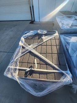 Gray pavers, brand new.