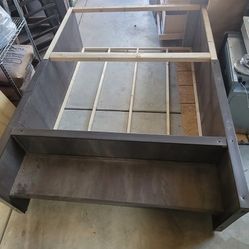 RV Queen Bed Frame With Storage