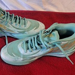LaMelo Ball PUMA Shoes Size 10 MB.02 Jade Ice-Iridescent Gold