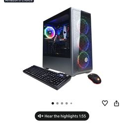 CyberPowerPC Gamer Xtreme VR Gaming PC, Intel Core i5-13400F 2.5GHz, GeForce RTX 4060 8GB, 16GB DDR5, 1TB PCIe Gen4 SSD, WiFi Ready & Windows 11 Home