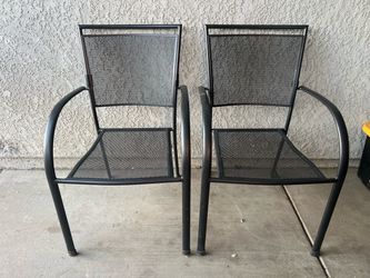 Pair of Metal Chairs