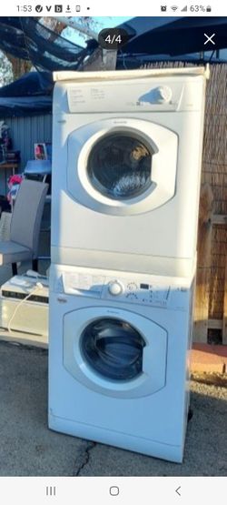 Stackable washer and dryer
