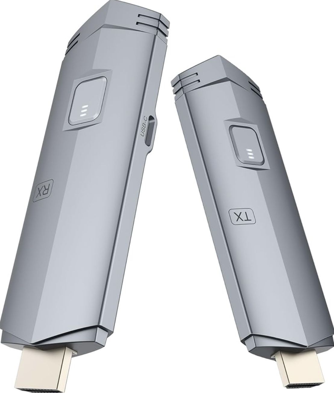 Wireless HDMI Transmitter and Receiver, 4K Decode 1080P@60Hz Ultra HD Video Output, Plug&Play 5G/2.4G for Video and Audio to Monitor from PC/Projector