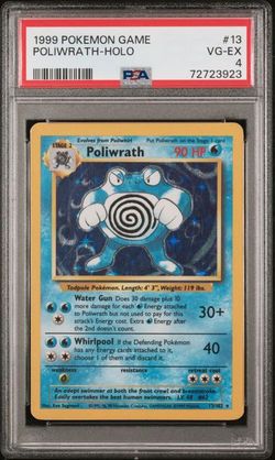 1999 Pokemon Game 13 Poliwrath-Holo
