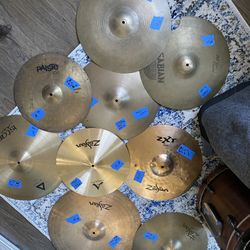 Tons Of Cymbals!crash,ride,splash,etc