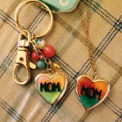 Brand New MOM Locket Or Keychain 