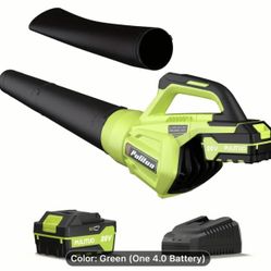 High Power 400 CFM  Cordless Leaf Blower With 4.0 Big Capacity Battery 