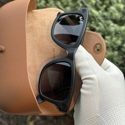 New Ray-Ban Meta Wayfarer Gen 1 RW4006 Matte Black